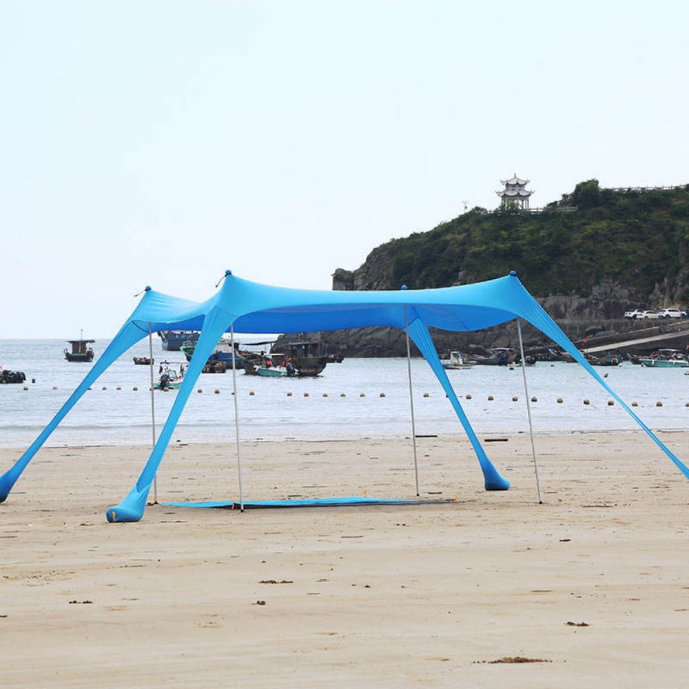 chungfu outdoor Portable Polyester Beach Tent Lightweight Sun Shade Canopy for Outdoor Protection