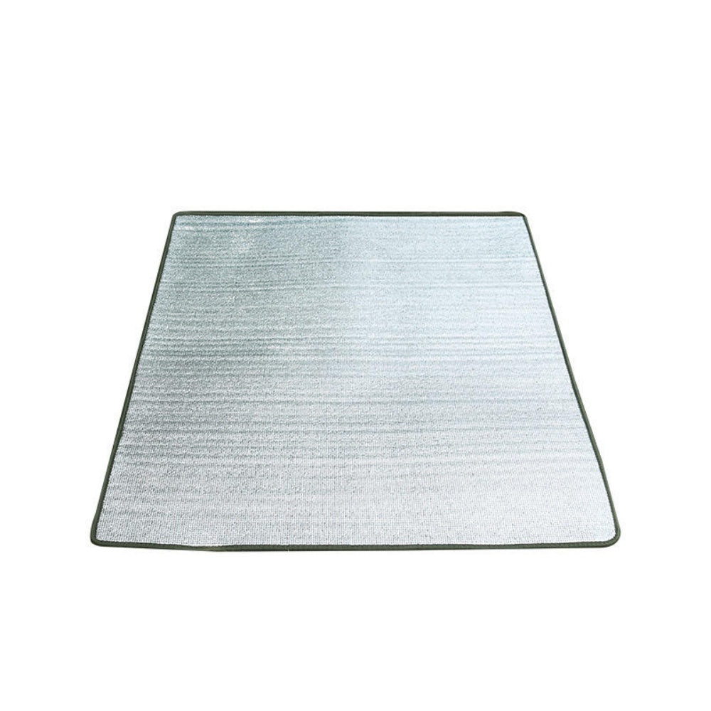 chungfu outdoor Double-Sided Aluminum Foil Camping Mat - Ultra-Light, Waterproof Moisture-Proof Insulated for Emergency Relief & Outdoor Use
