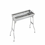 chungfu outdoor Popular Indoor Outdoor Garden Smokeless Charcoal Grill with Smoker Stack Trolley Barbecue