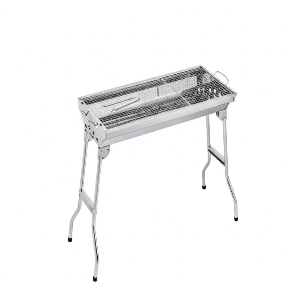 chungfu outdoor Popular Indoor Outdoor Garden Smokeless Charcoal Grill with Smoker Stack Trolley Barbecue