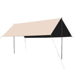 chungfu outdoor Portable Outdoor Oxford Cloth Tarp Tent with Thickened Canopy for Rain & Sun Protection for Camping Picnics Courtyards & Beaches