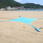 chungfu outdoor Portable Polyester Beach Tent Lightweight Sun Shade Canopy for Outdoor Protection