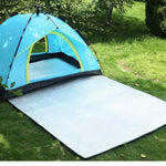 chungfu outdoor Double-Sided Aluminum Foil Camping Mat - Ultra-Light, Waterproof Moisture-Proof Insulated for Emergency Relief & Outdoor Use