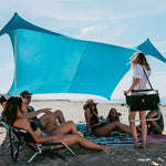 chungfu outdoor Quadrangle Beach Tent Portable Camping UV Protection Beach Leica Canopy Sunscreen Shade Tent