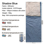 chungfu outdoor Hot Selling Waterproof Light Weight Sleeping Bag Envelope Outdoor Camping Sleeping Bag 4 Seasons for Adults