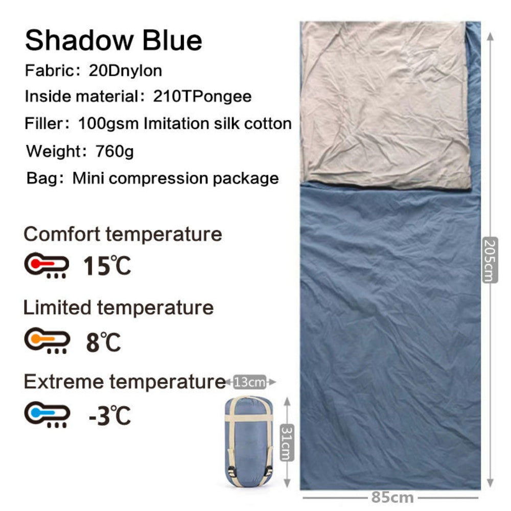 chungfu outdoor Hot Selling Waterproof Light Weight Sleeping Bag Envelope Outdoor Camping Sleeping Bag 4 Seasons for Adults