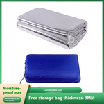 chungfu outdoor Double-Sided Aluminum Foil Camping Mat - Ultra-Light, Waterproof Moisture-Proof Insulated for Emergency Relief & Outdoor Use