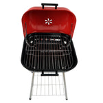 chungfu outdoor 18 Inch Red Charcoal Porcelain Portable BBQ Grill Outdoor Barbecue