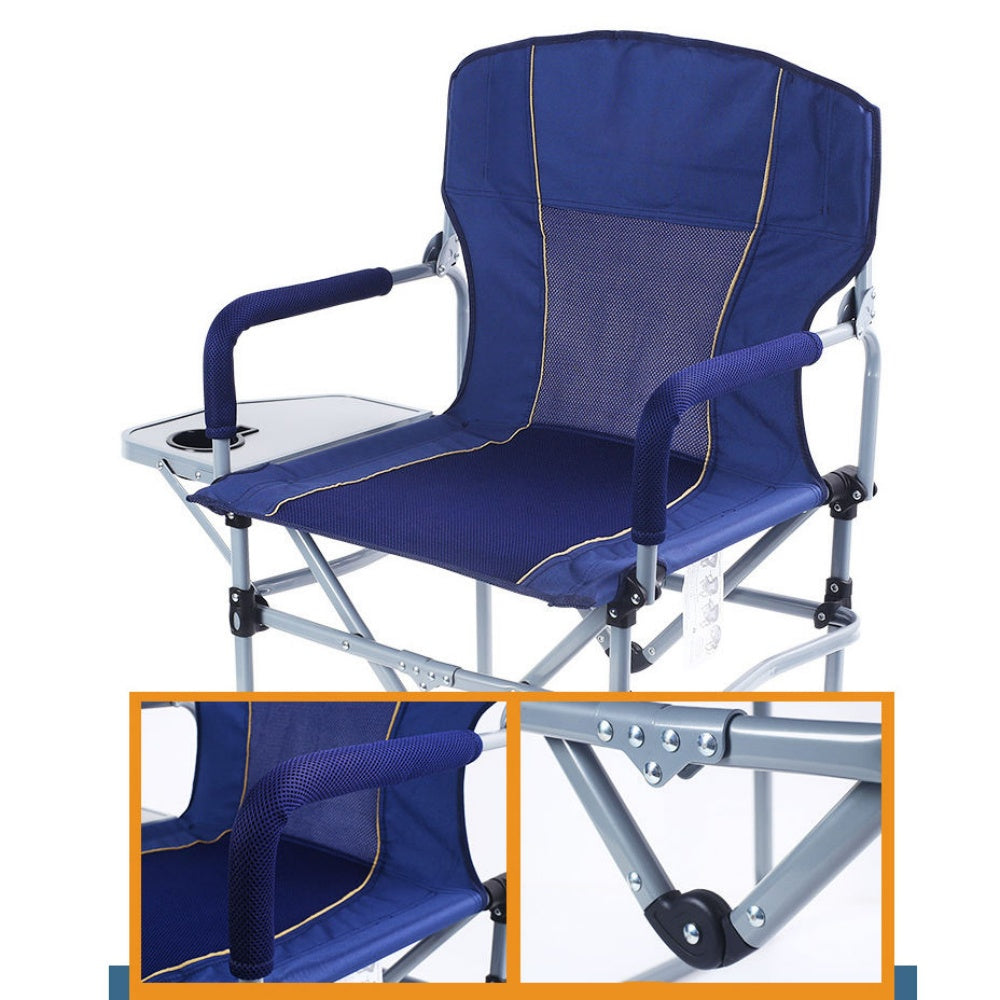 chungfu outdoor Outdoor Lounge Chairs Mesh Recliner Camping Accessories Reclining Foldable Camp Lounge Chair Deluxe Lounge Camp Chair