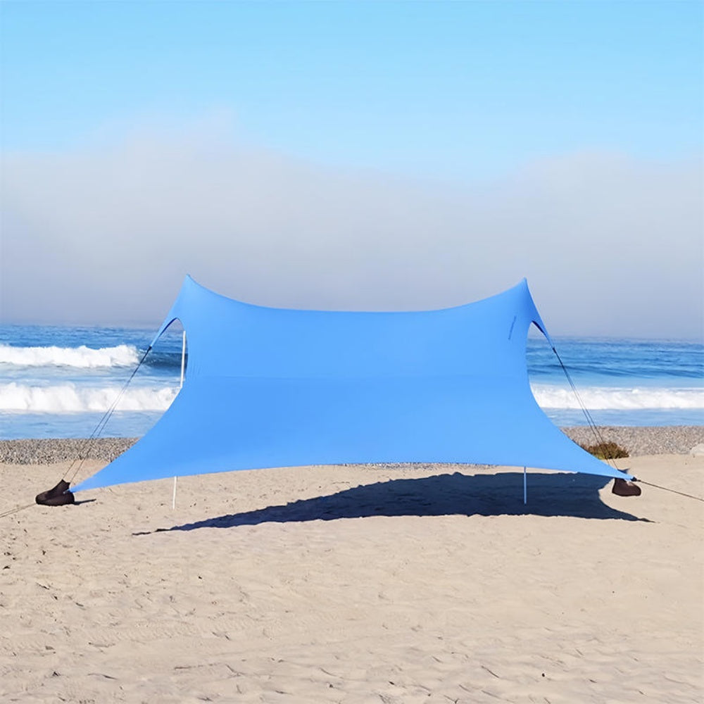 chungfu outdoor Quadrangle Beach Tent Portable Camping UV Protection Beach Leica Canopy Sunscreen Shade Tent