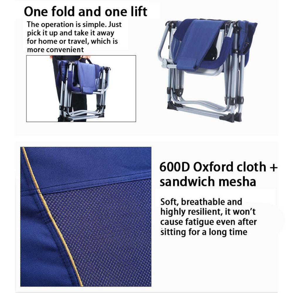 chungfu outdoor Outdoor Lounge Chairs Mesh Recliner Camping Accessories Reclining Foldable Camp Lounge Chair Deluxe Lounge Camp Chair