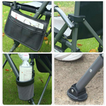 chungfu outdoor Multifunctional Outdoor Folding Chair Armrest Modern Design Durable Metal Oxford Cloth Camping Outdoor Furniture