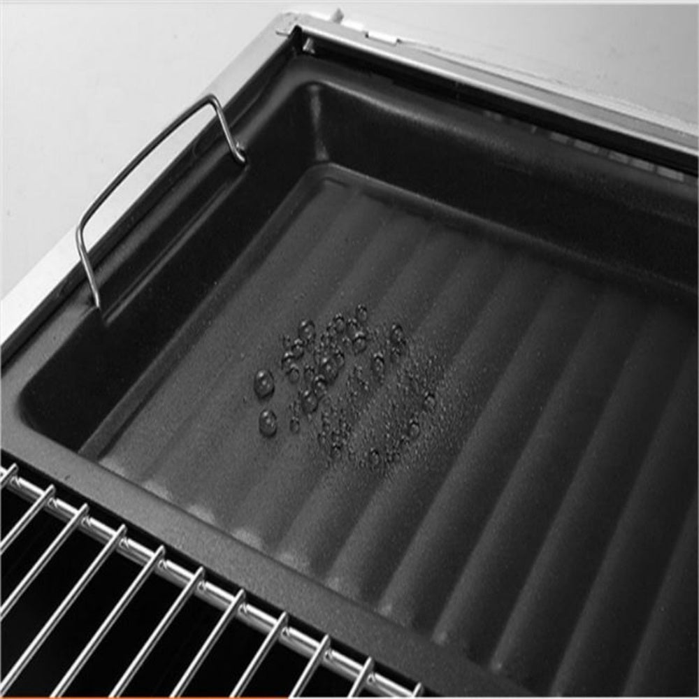 chungfu outdoor Popular Indoor Outdoor Garden Smokeless Charcoal Grill with Smoker Stack Trolley Barbecue