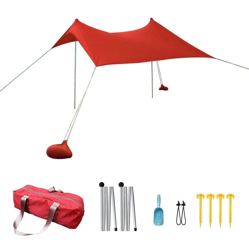 chungfu outdoor  Beach Tent Sunshade Camping, Each Canopy Sun Shelter UPF50+ Portable for Outdoor Family Camping-Fishing- Picnic