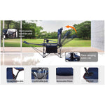 chungfu outdoor Outdoor portable lightweight folding beach chair with cup holder