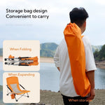 chungfu outdoor Beach Chair With Padded Armrest, Portable Camping Chair With Cup Holder R for Outdoor, Camping,Beach