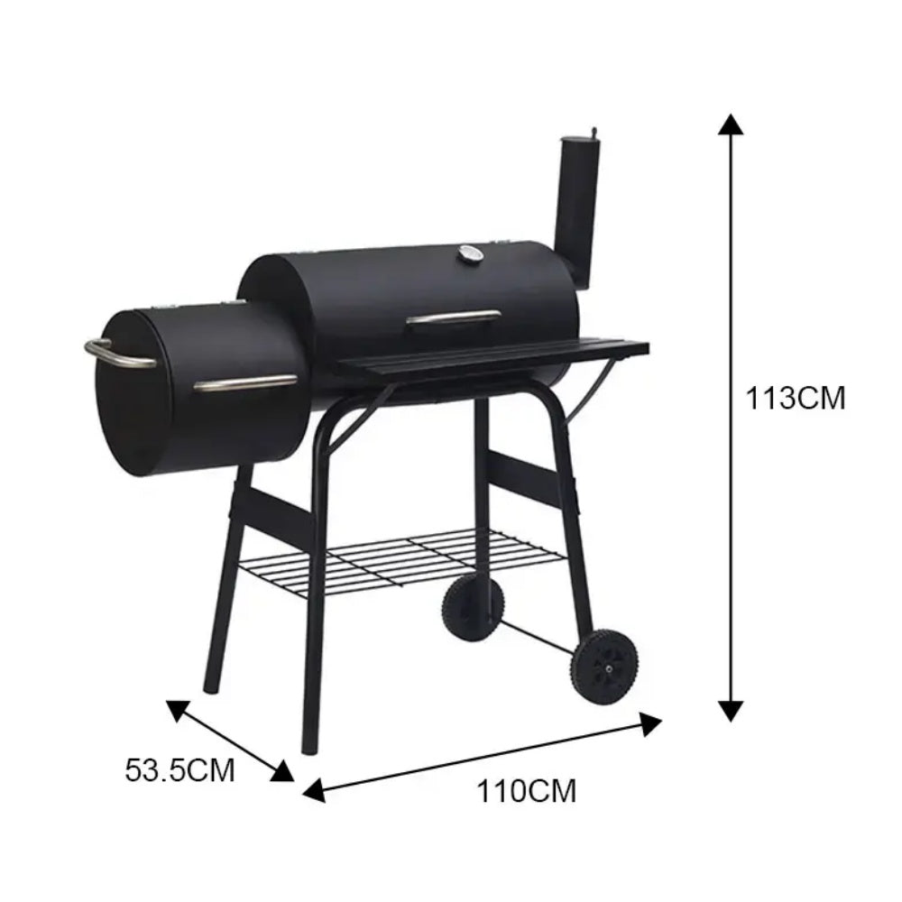 chungfu outdoor Charcoal Outdoor Camping Barbecue Stove Barrel Shaped Barbecue Grill Smoking Shell Oven