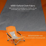chungfu outdoor Beach Chair With Padded Armrest, Portable Camping Chair With Cup Holder R for Outdoor, Camping,Beach
