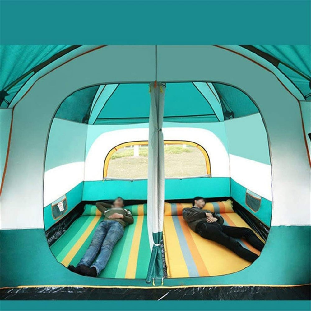 chungfu outdoor  Luxury 10-Person Waterproof Dome Tent Two Bedrooms and One Living Room with Sun Protection Hot Sale Outdoor Camping Tent