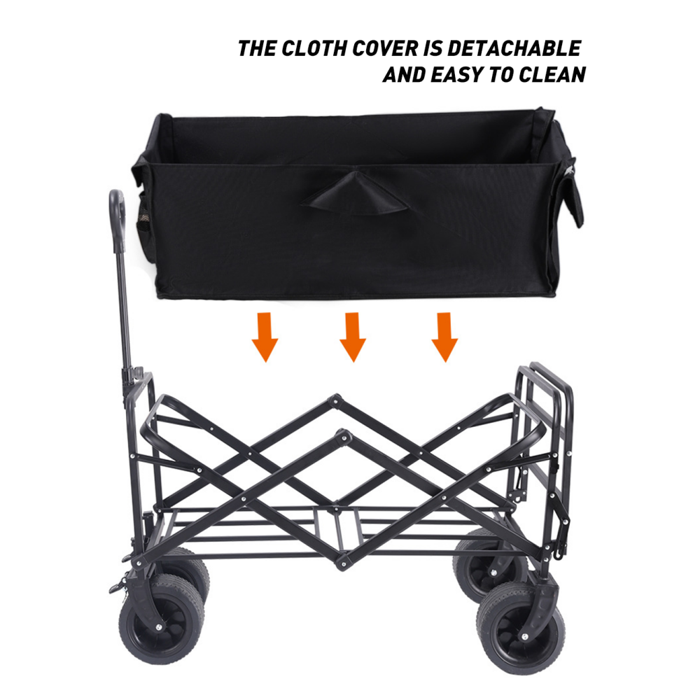 chungfu outdoor Supplier Lightweight Aluminum Camping Cart for Mountain Camping