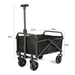 chungfu outdoor Supplier Lightweight Aluminum Camping Cart for Mountain Camping