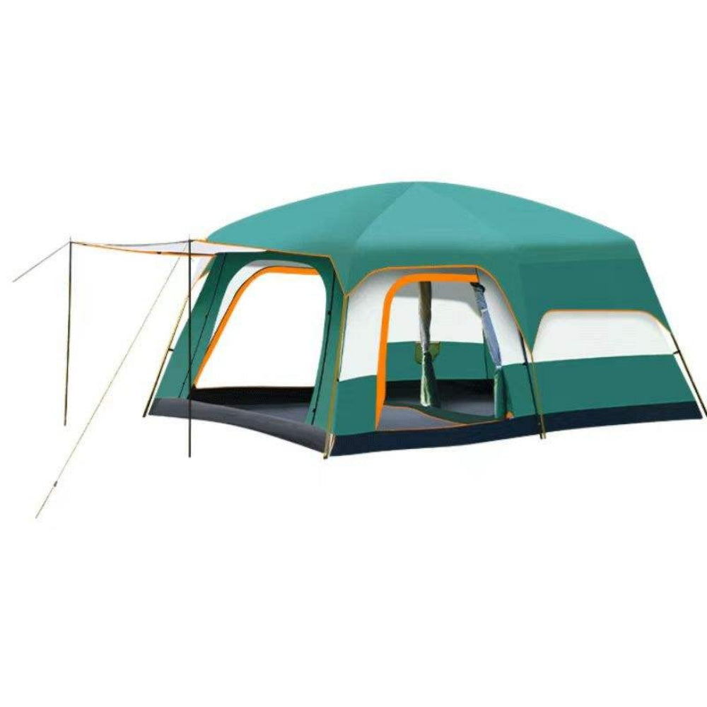 chungfu outdoor  Outdoor Two-bedroom and One-living Room Camping Tent 5-8 People Reusable Camping Tent for Waterproof