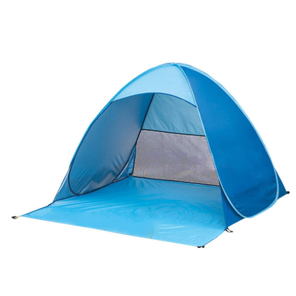 chungfu outdoor 2-3 Person Automatic Pop-up Camping Tent for Beach or Outdoor Straight Bracing Type One Bedroom Structure