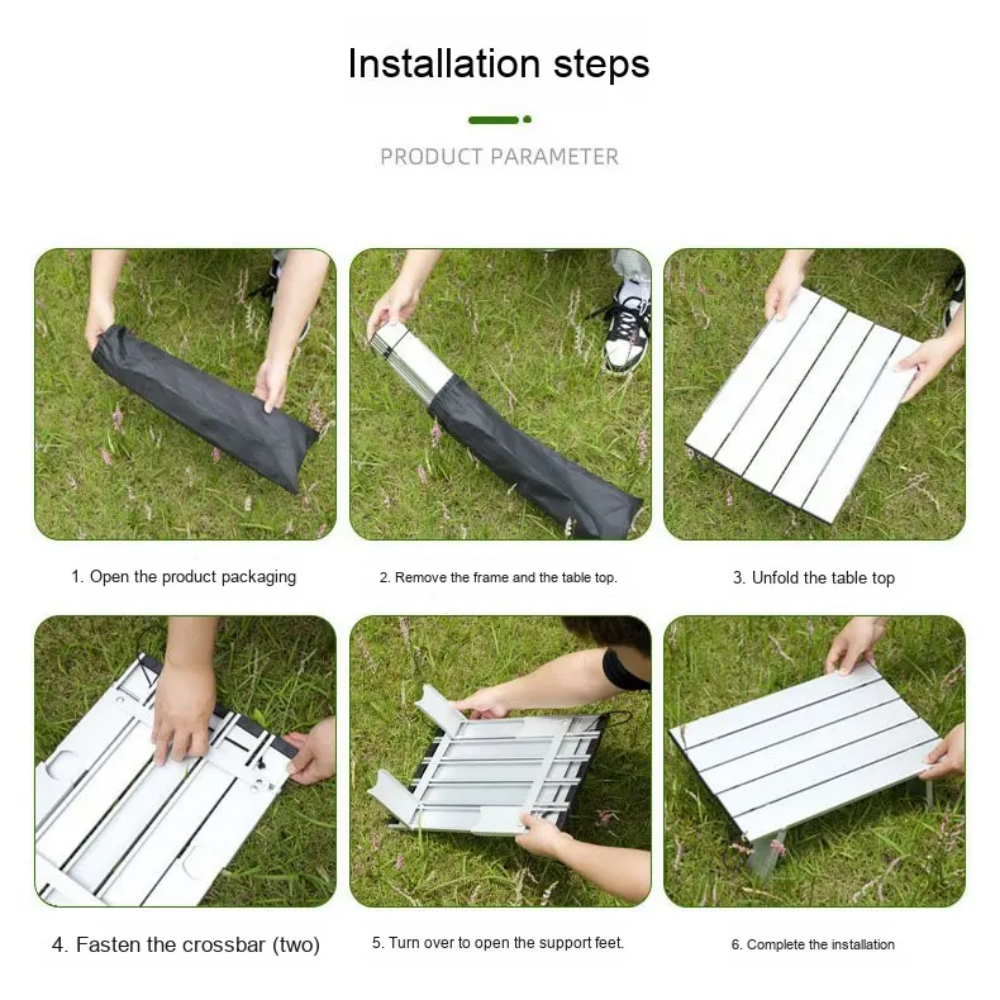 chungfu outdoor Multi-functional outdoor folding table - Portable for camping, beach, picnic and outdoor exploration
