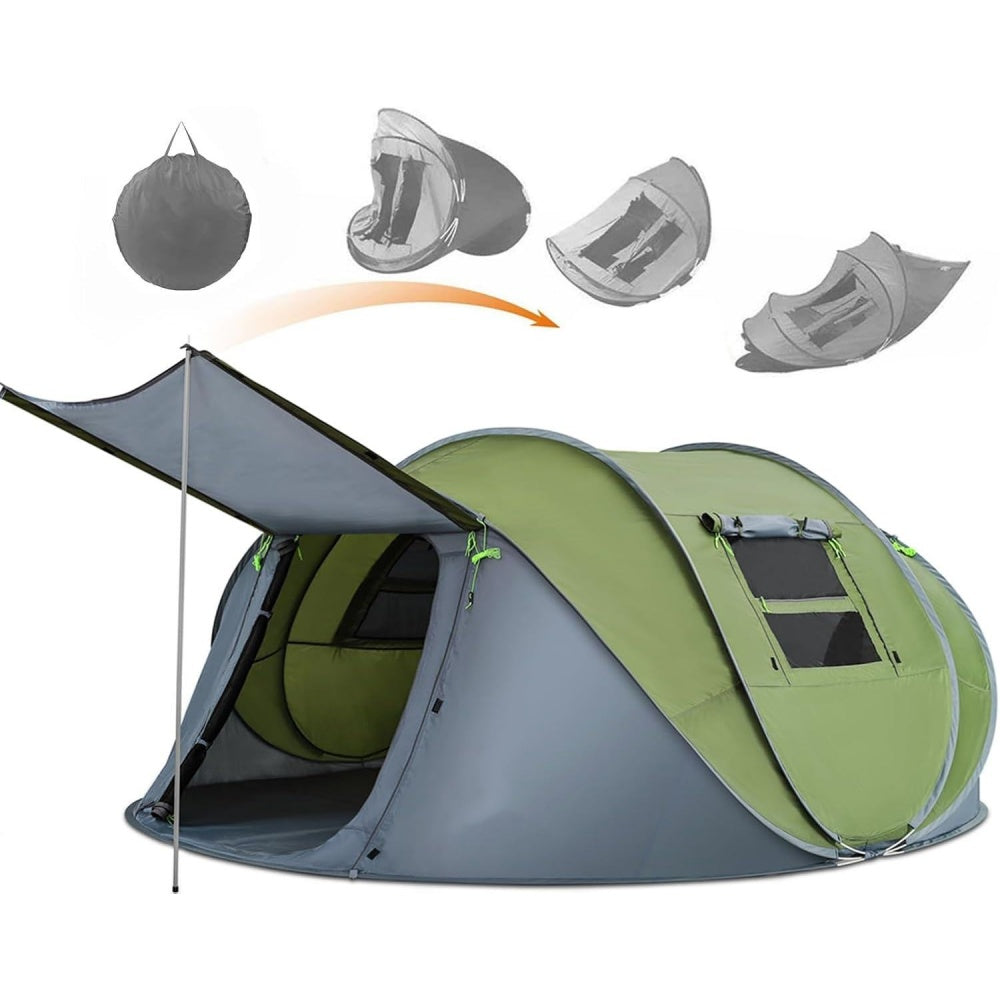 chungfu outdoor Portable Extra Large Folding Pop-Up Tent Quick Automatic Opening for Outdoor Camping and Travel for Campers