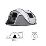 chungfu outdoor Portable Extra Large Folding Pop-Up Tent Quick Automatic Opening for Outdoor Camping and Travel for Campers