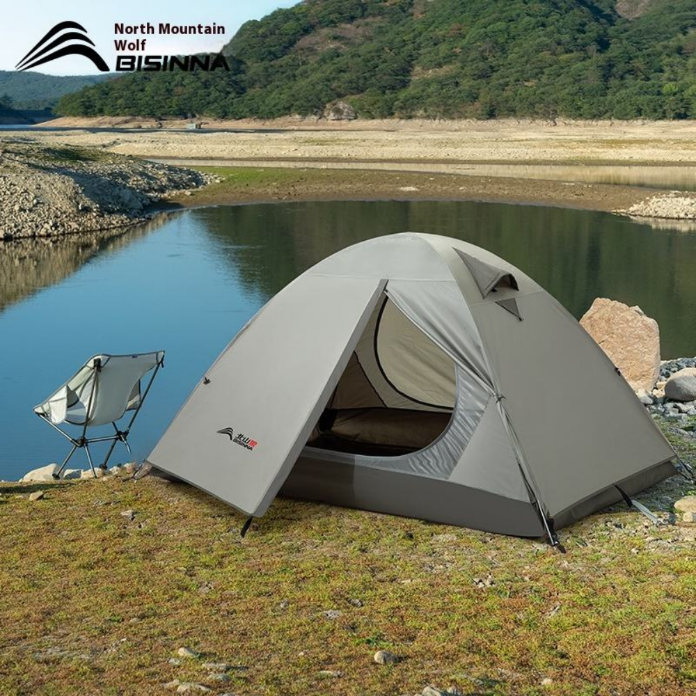 chungfu outdoor Professional Ultra-Light Single-Person Hiking Tent Outdoor Rainproof Sunproof Double Camping Style for Mountaineering
