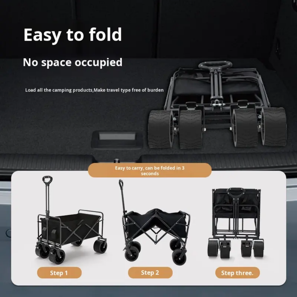 chungfu outdoor Customizable Outdoor Camping Cart Folding Grocery