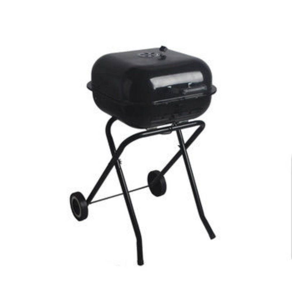 chungfu outdoor Outdoor Black Adjustable Portable Charcoal Grill BBQ Barbecue
