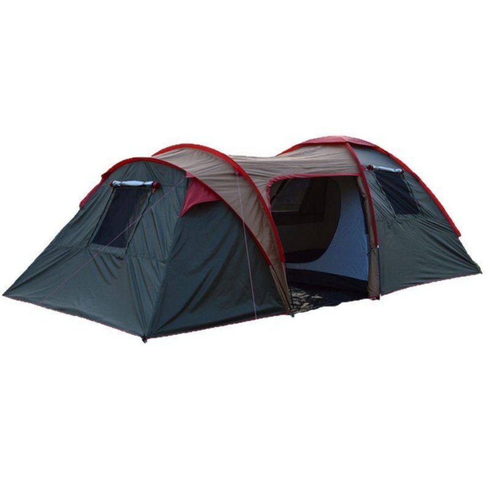 chungfu outdoor  3-4 Person Waterproof Sunscreen Outdoor Family Camping Four-season Oxford Fabric Tunnel Tent