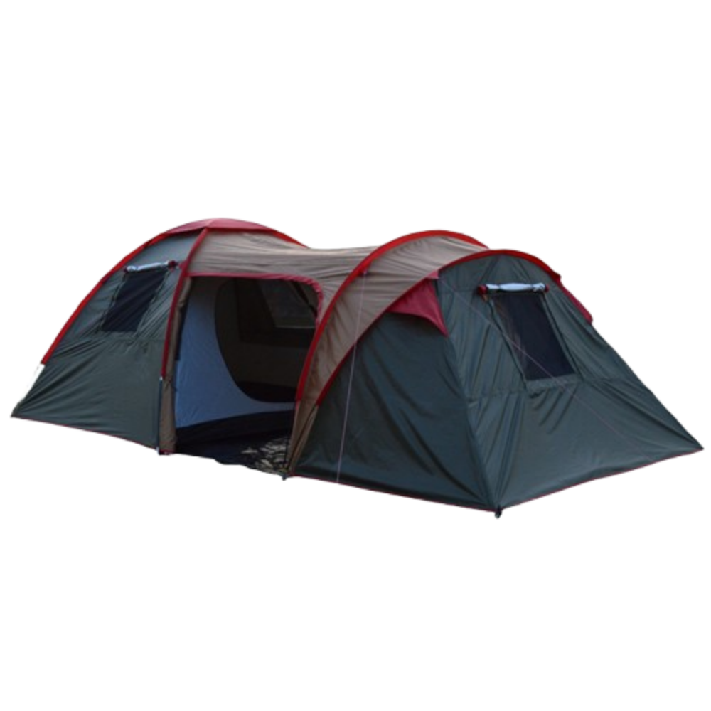 chungfu outdoor  3-4 Person Waterproof Sunscreen Outdoor Family Camping Four-season Oxford Fabric Tunnel Tent