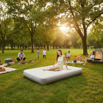 chungfu outdoor Luxury Double Size Extra Thick Inflatable Air Mattress Camping Pad New Style