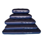 chungfu outdoor Blue Classic Flocked Single Person Folding Mattress for Indoor and Outdoor Use