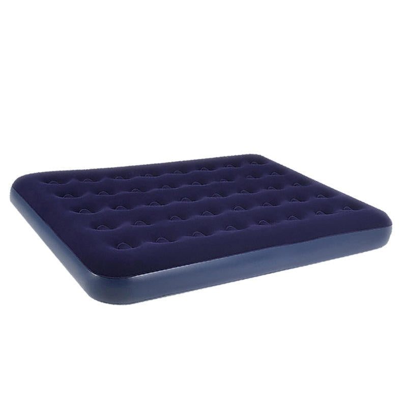 chungfu outdoor Blue Classic Flocked Single Person Folding Mattress for Indoor and Outdoor Use