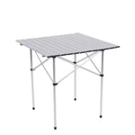 chungfu outdoor foldable Folding Timber Top Solid Outdoor Egg Camping Pine Wood Roll Table
