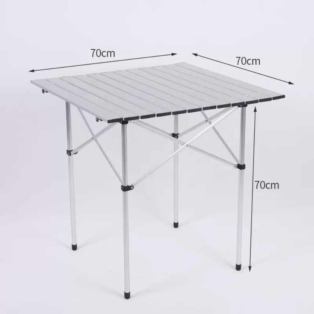 chungfu outdoor foldable Folding Timber Top Solid Outdoor Egg Camping Pine Wood Roll Table